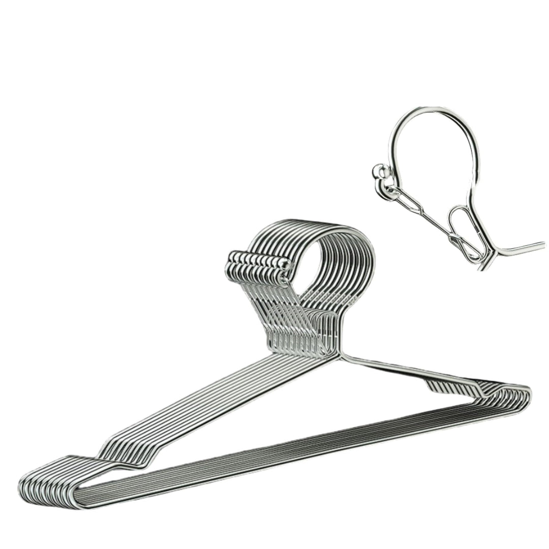 Drahtbügel, 10 Stück, 11,3 kg, Tragfähigkeit, 4 mm, Edelstahl, schmal, dünn, strapazierfähig, Winddi