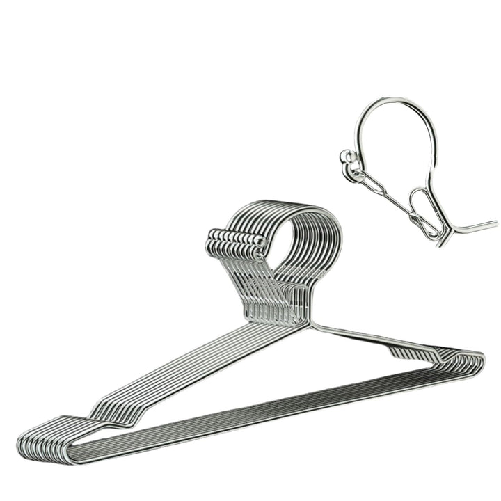 Drahtbügel, 10 Stück, 11,3 kg, Tragfähigkeit, 4 mm, Edelstahl, schmal, dünn, strapazierfähig, Winddi