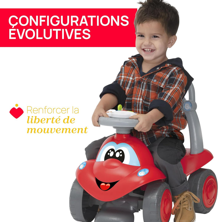 Chicco Billy Walk&Ride Eco+, Erste Schritte, 2in1 Lauflerner und Fahrgerät, einfache Montage, ergono