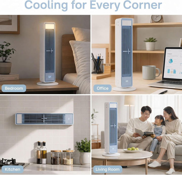 BreezaMax Air Kühlkönig, Airzuma Portable, Polar Breeze–BreezaMax Mini Cooling Ace, Leise &amp; Energiee