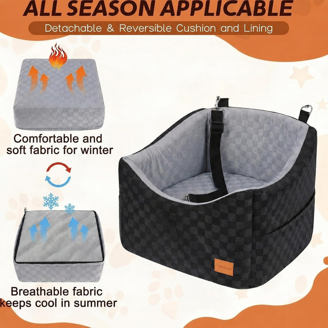 15 cm grosse Hunde-Autositze für kleine bis mittelgrosse Hunde unter 13,5 kg | 40 x 40 x 15 cm Eiers