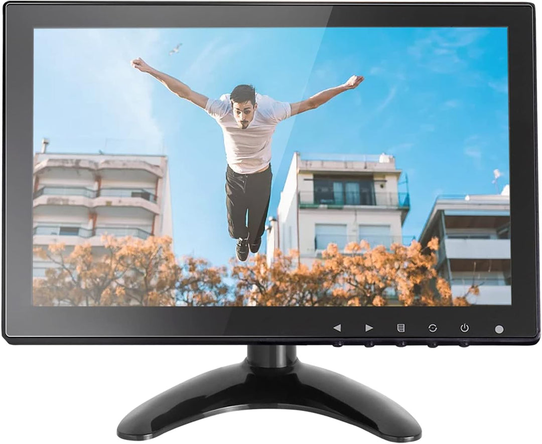 10,1 Zoll CCTV Monitor IPS LCD HDMI Farbbildschirm 1280 x 800 breiter Betrachtungswinkel mit AV/VGA/