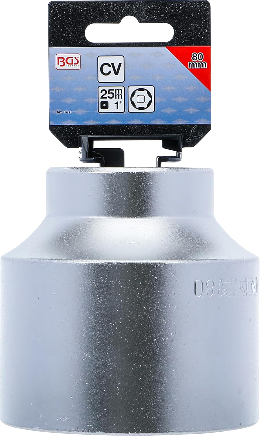 BGS 3780 | Steckschlüssel-Einsatz Sechskant | 25 mm (1") | SW 80 mm Schlüsselweite: 80 mm, Schlüssel