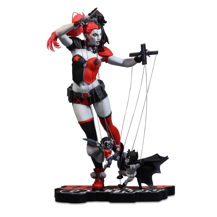 Lansay 63109 Harley Quinn DC – Statue aus Kunstharz – The Joker by Guillem March – Comic-Figuren – a