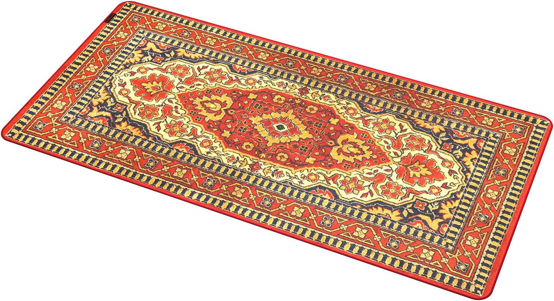 KRUX Space Carpet MAX, Mauspad, Teppichmuster, 600 x 1200 mm, leichtgängige Mausführung, Kantenbesat