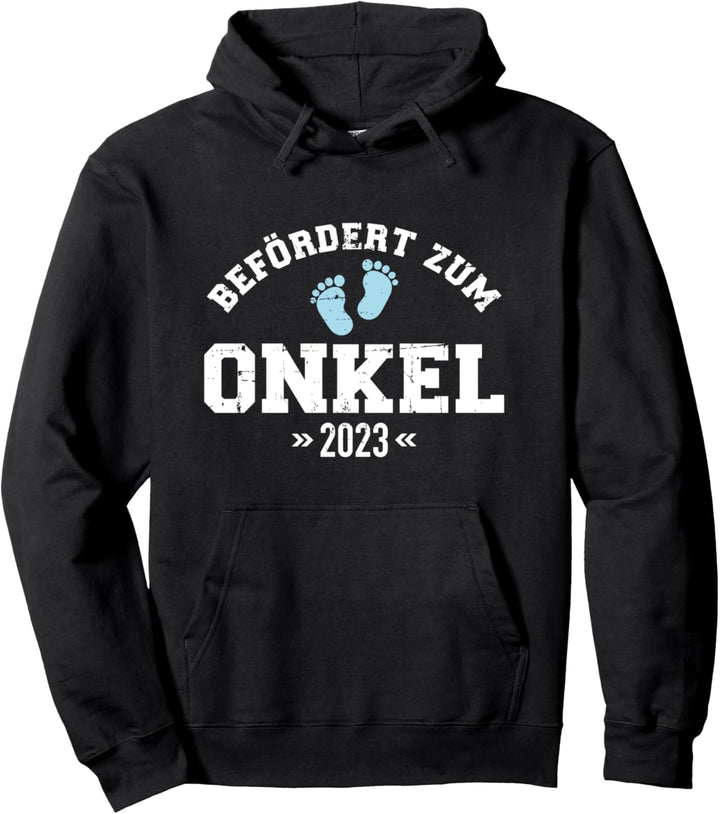 Befördert zum Onkel 2023 Schwangerschaft verkünden Pullover Hoodie