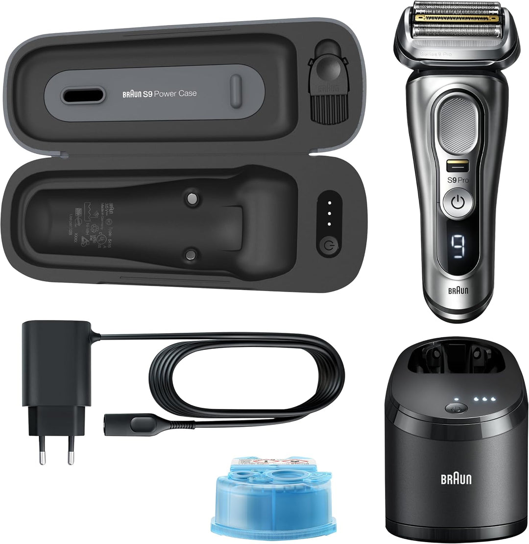 Braun Series 9 Pro Premium Rasierer Herren mit 4+1 Scherkopf, Elektrorasierer &amp; ProLift Trimmer, Pow