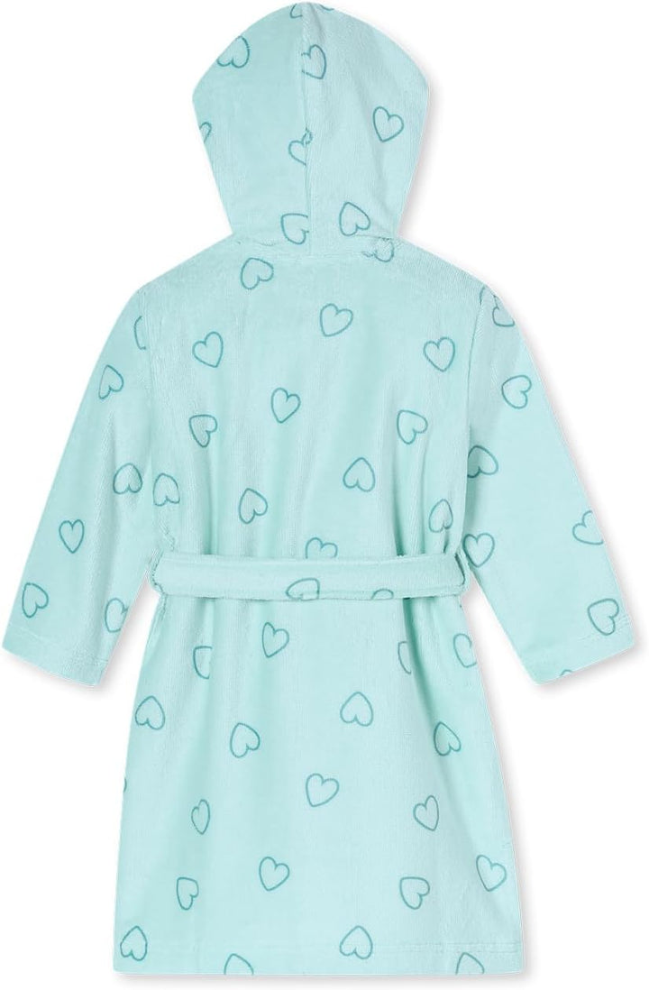 Schiesser Jungen Bademantel - Velour - Grösse 92 bis 140 98 hellgrün_182730, 98 hellgrün_182730