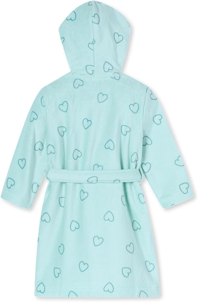 Schiesser Jungen Bademantel - Velour - Grösse 92 bis 140 92 hellgrün_182730, 92 hellgrün_182730