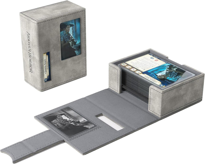Gamegenic, Arkham Horror Investigator Deck Tome Neutral - Gray