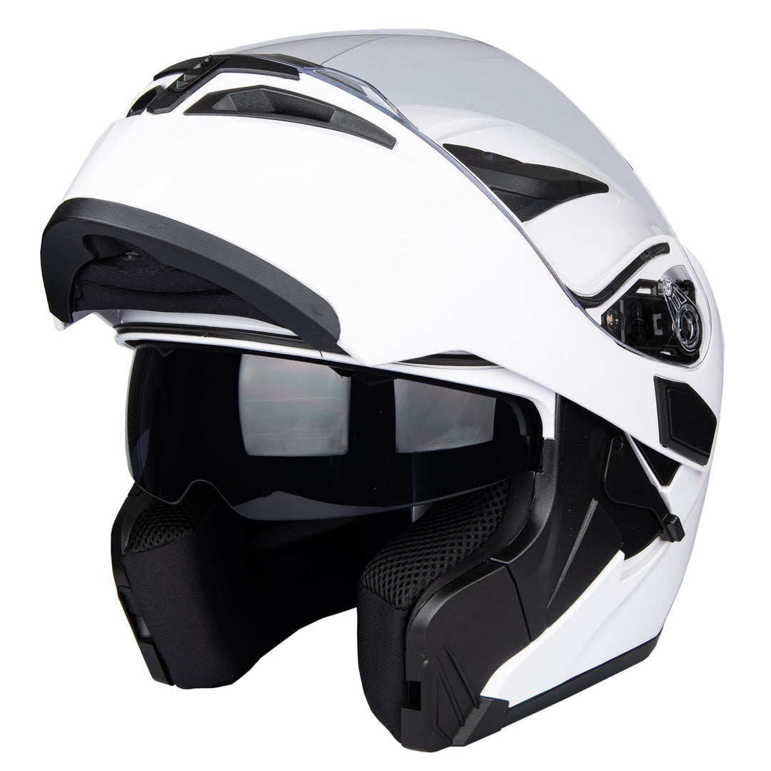JIEKAI Helm für Motorräder Full-Face Motorcycle Helmet Tragbarer Integralhelme Flip-up Motorradhelm