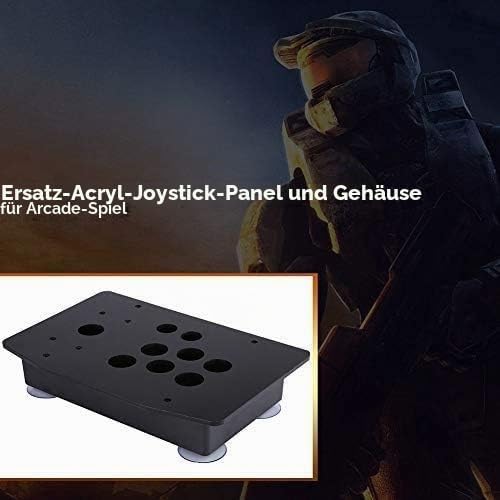 DIY Joystick Controller Set, Spielsteuerung mit Gehäuse und Saugnapf-Befestigung, Klassisches Design