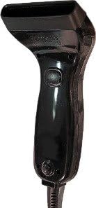 Albasca Black-Line USB Hand-Barcode-Scanner CCD Barcodescanner 82mm, 100 Scan/Sek. in schwarz