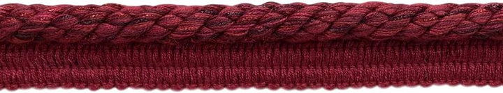 DecoPro Set mit 7,3 Metern, aufwendige 10 mm Pagoda Red Cherry, Ruby Veranda Collection, Zierschnur