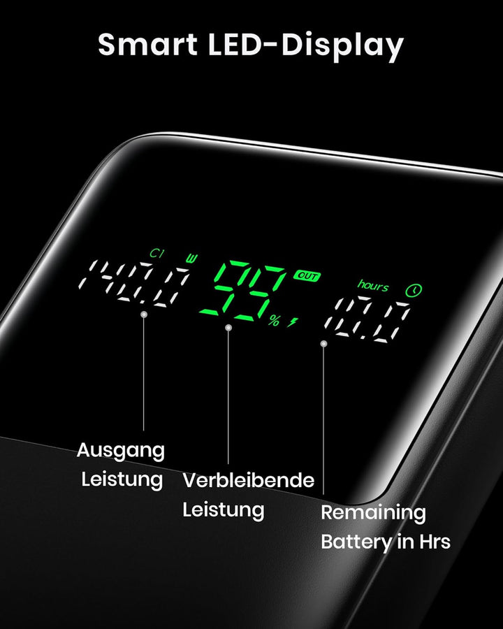 INIU Power Bank, 25000mAh 140W Power Bank Klein Aber Stark USB C Input & Output for Phone & Laptop,