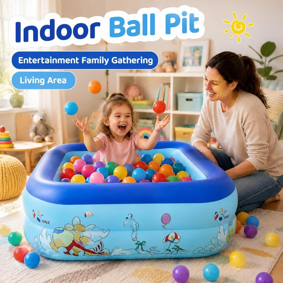 Aufblasbarer Pool - Rechteckig Verdickt Für Garten Hinterhof Sommer | | Stabiles PVC Material Übergr