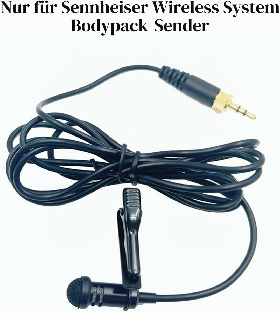 Lavalier Lapel Mikrofon Kompatibel mit Sennheiser EW100 EW300 EW500 SK100 Wireless Sender, 3,5 mm TR