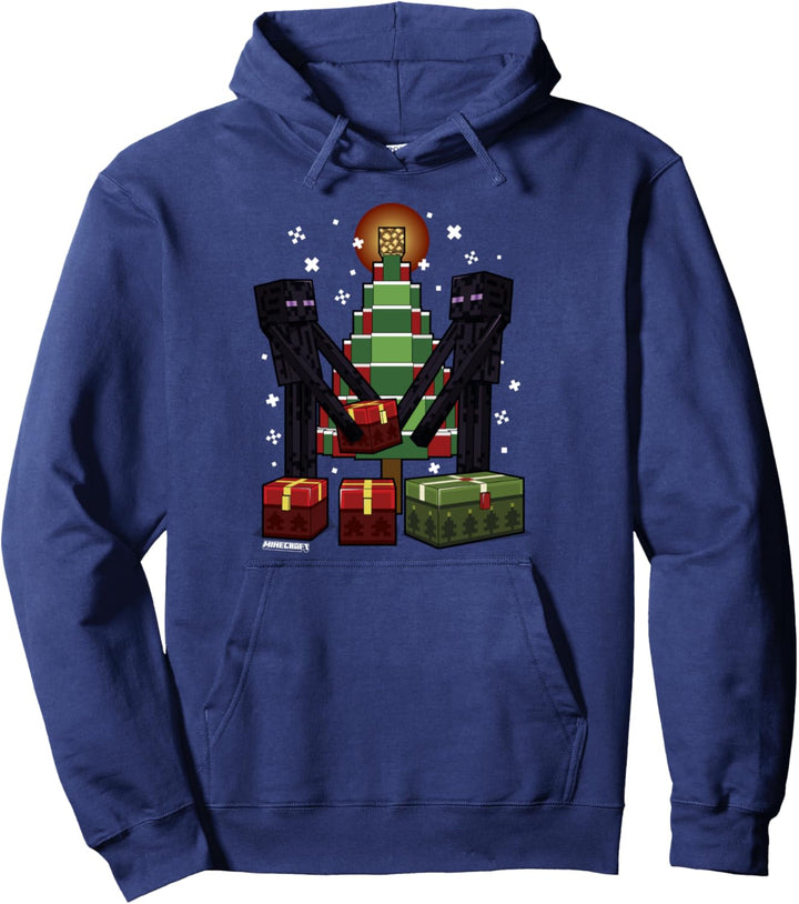 Minecraft Weihnachten Enderman Gift Giving Pullover Hoodie