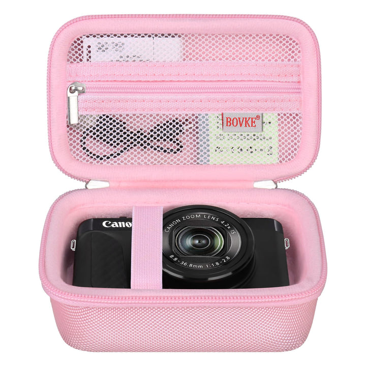 BOVKE Kameratasche für Canon PowerShot G7X Mark III Tong7 X Mark II Digital 4K Vlogging Kamera, Cano
