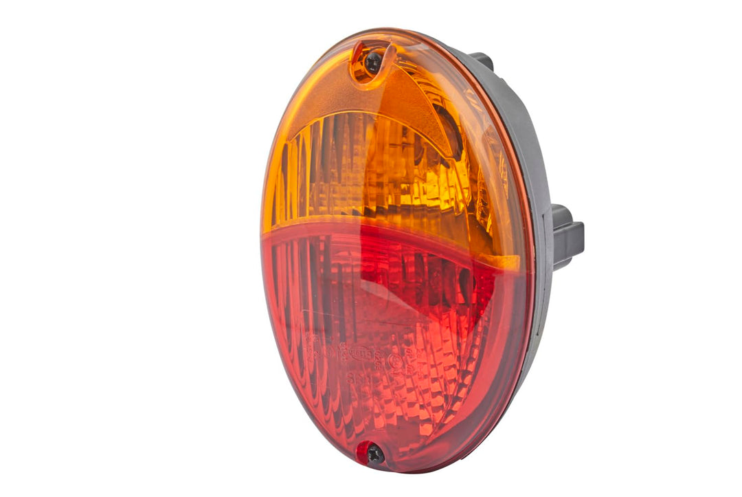HELLA - Heckleuchte - Agroluna - Glühlampe - 12V - Anbau/Einbau/geschraubt - Lichtscheibenfarbe: gel
