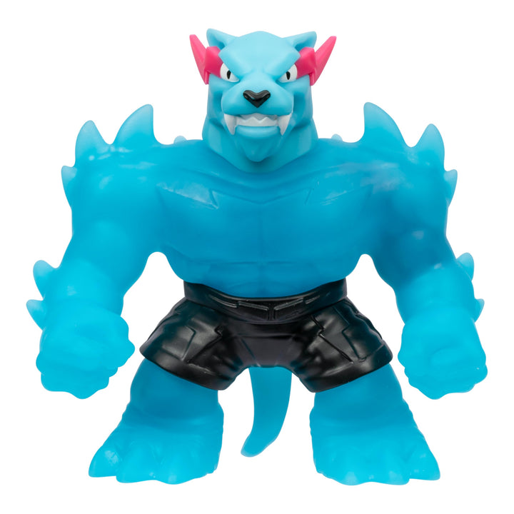 MrBeast Lab – dehnbarer Hypercharged Panther der Heroes of Goo Jit Zu; Drücke + dehne den Panther vo