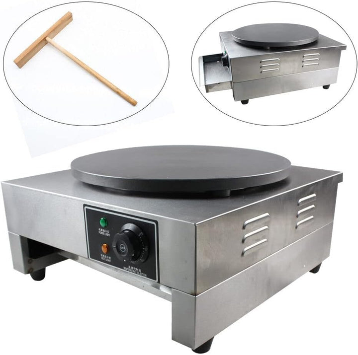 3000 Watt Elektrische Crepe-Maschine Bügel-Crepe-Pfanne,Crêpes Maker Crepe-Maschine,Integrierter The
