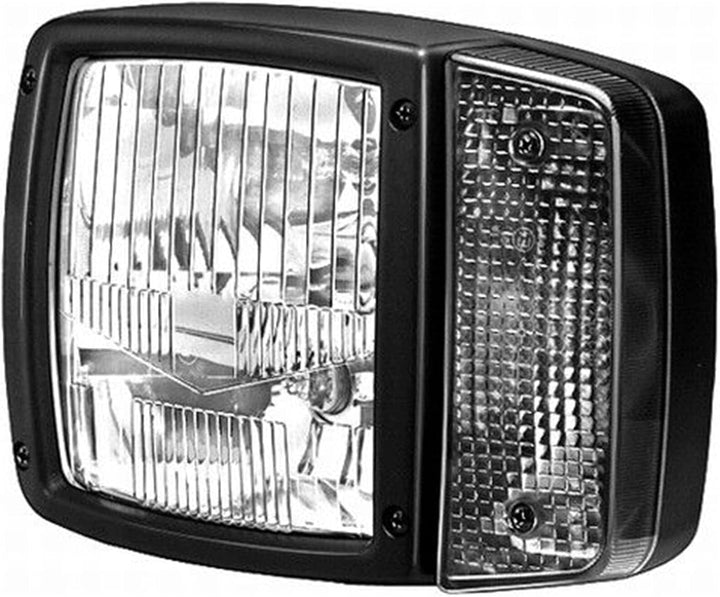 HELLA - Hauptscheinwerfer - 12V - Anbau - Lichtscheibenfarbe: gelb - Stecker: AMP - rechts - 1SA 996
