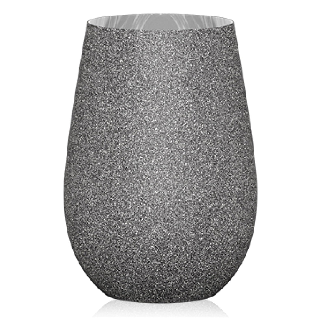 Stölzle Lausitz Longdrinkbecher Stones Basalt / 6er Set Trinkgläser/Cocktailgläser/hochwertiges Long