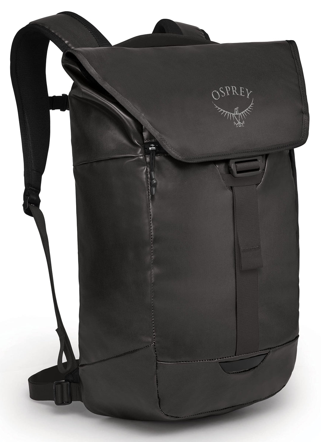 Osprey Unisex – Erwachsene Transporter Flap Lifestyle Pack O/S Schwarz, Einheitsgrösse Schwarz