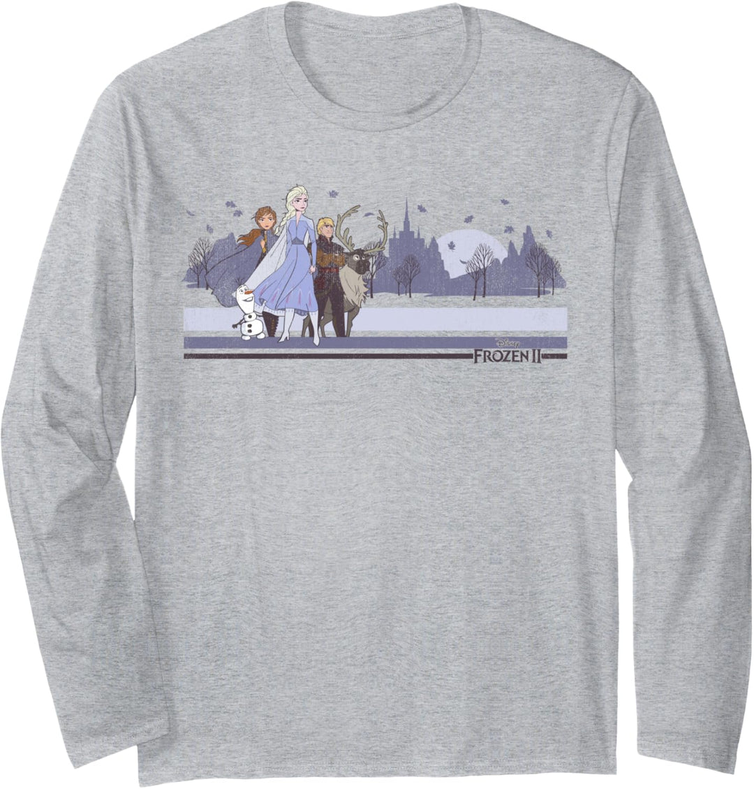 Disney Frozen 2 Group Shot Lines Langarmshirt