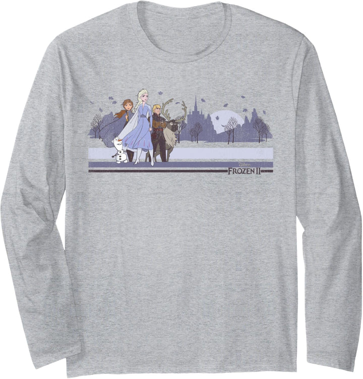 Disney Frozen 2 Group Shot Lines Langarmshirt