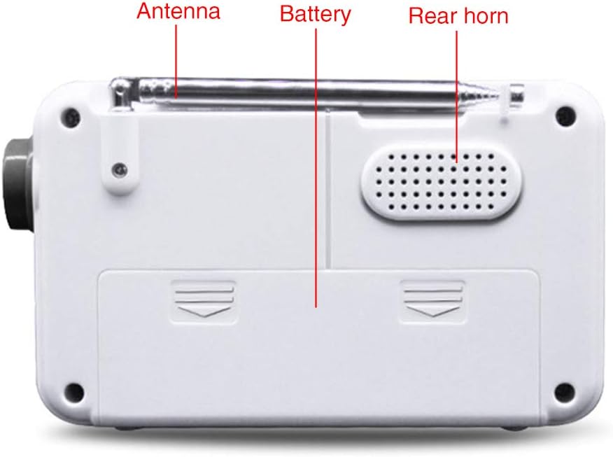 Duschradio-Lautsprecher, DAB/DAB+ Radio mit LCD-Display, tragbares AM/FM-Stereo-Radio mit Kopfhörer-