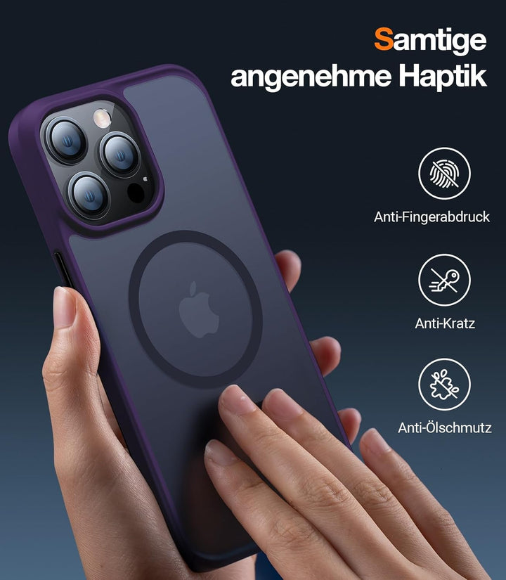 TORRAS für iPhone 14 Pro Hülle für MagSafe (Zertifizierte Schutzfähigkeit und Magnetkraft) Handyhüll
