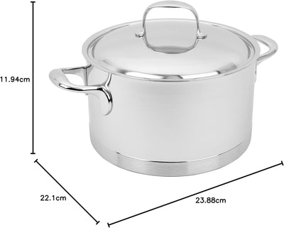 demeyere Kitchen Acessory, Edelstahl, Silber 5.5-qt Silber, 5.5-qt Silber