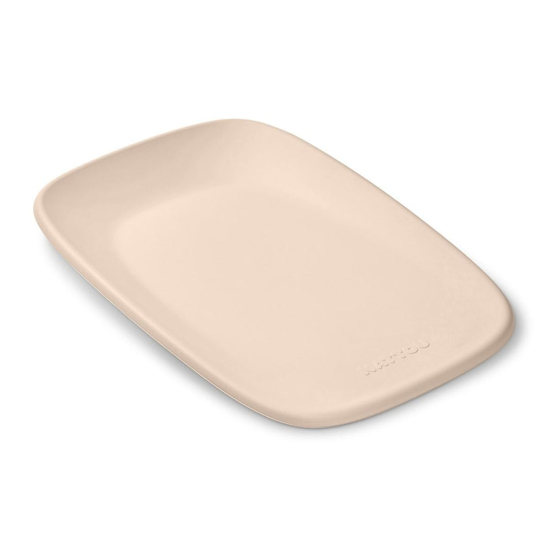 Nattou Wickelmatte aus weichem PU-Schaum, Abwaschbare Wickelauflage, Ca. 50 x 70 cm, Softy, Beige, B