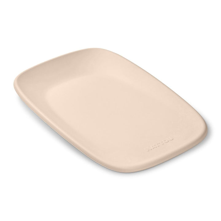 Nattou Wickelmatte aus weichem PU-Schaum, Abwaschbare Wickelauflage, Ca. 50 x 70 cm, Softy, Beige, B