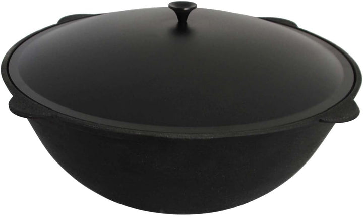 Kukmara Kasan Gusseisen 18 Liter Original Tatarskij Kazan Asien Wok Dutch Oven