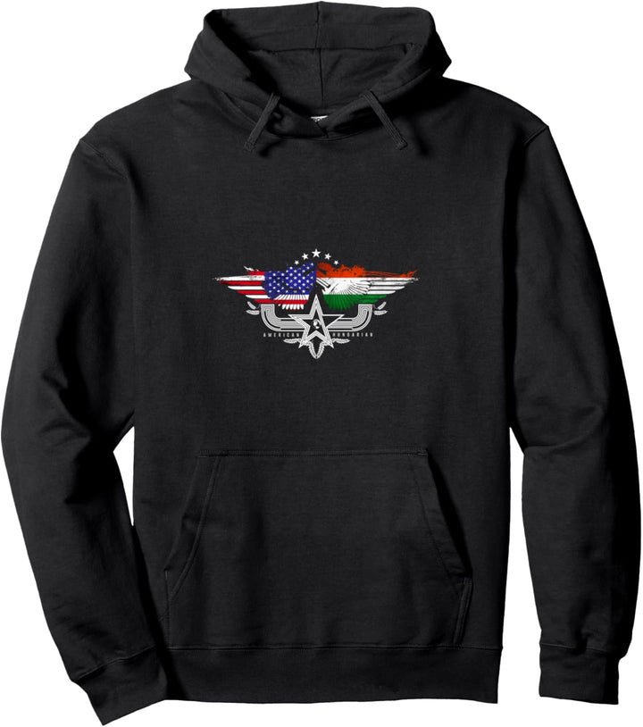 Ungarn USA Flagge Ungarn Amerika Pullover Hoodie