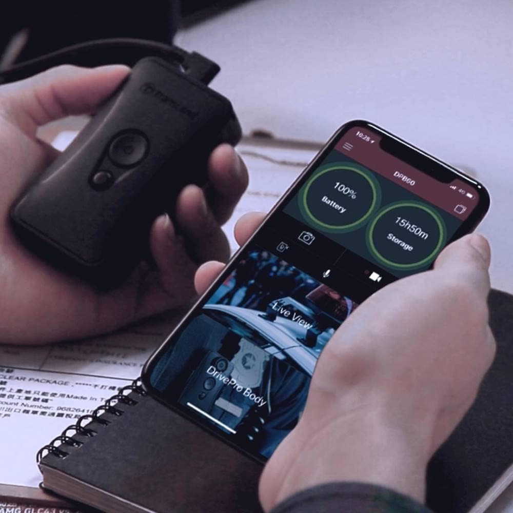 Transcend 64GB DrivePro Body 60 Action Split Bodycam, 10h Akkulaufzeit