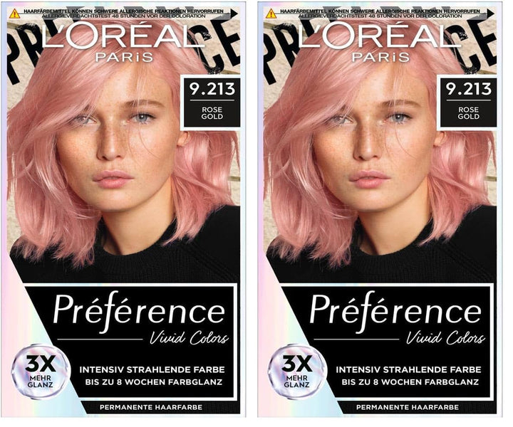 L'Oréal Paris Intensive dauerhafte Haarfarbe, Bis zu 8 Wochen glänzendes Haar und intensive Farbe, P