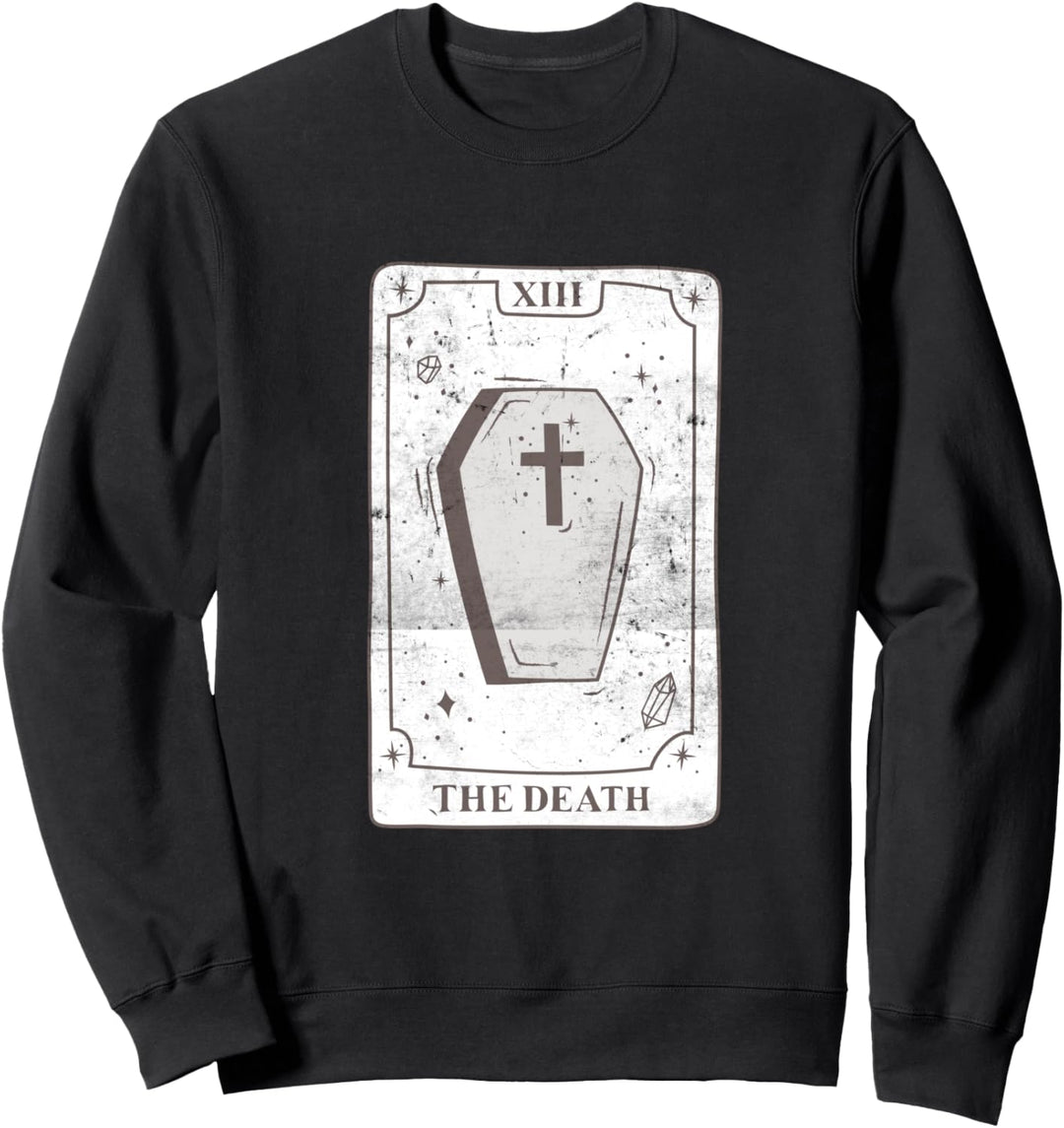 Witchy Goth Tarot-Karte The Death Graphic Kawaii Design Sweatshirt