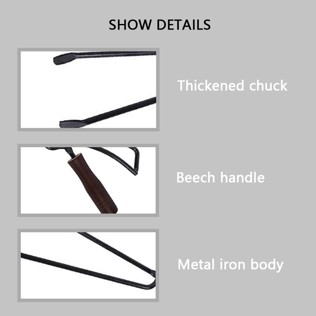 Kaminzange, 40cm Schwerlast Kaminholzzange Feuerholzzange kaminzubehör Kaminbesteck Anti-Verbrühung