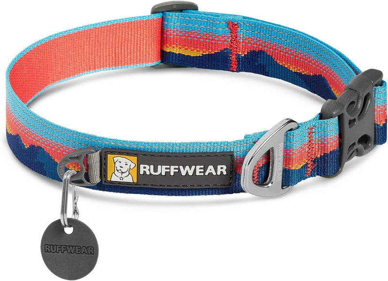 RUFFWEAR Crag Hundehalsband, Reflektierendes und Bequemes Halsband für den Täglichen Gebrauch, Sonne