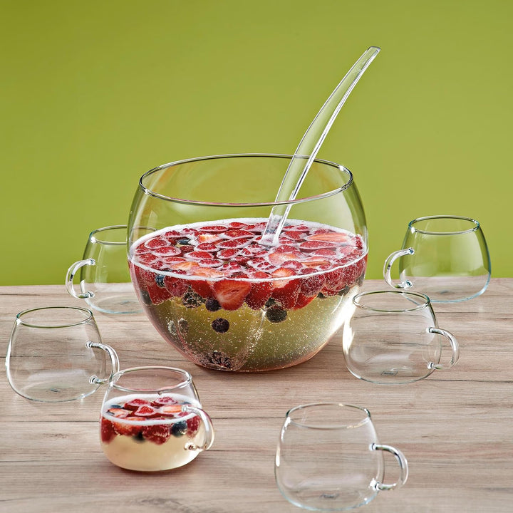 kela Bowletopf, Glas, Transparent, 22 cm, Bowletopf