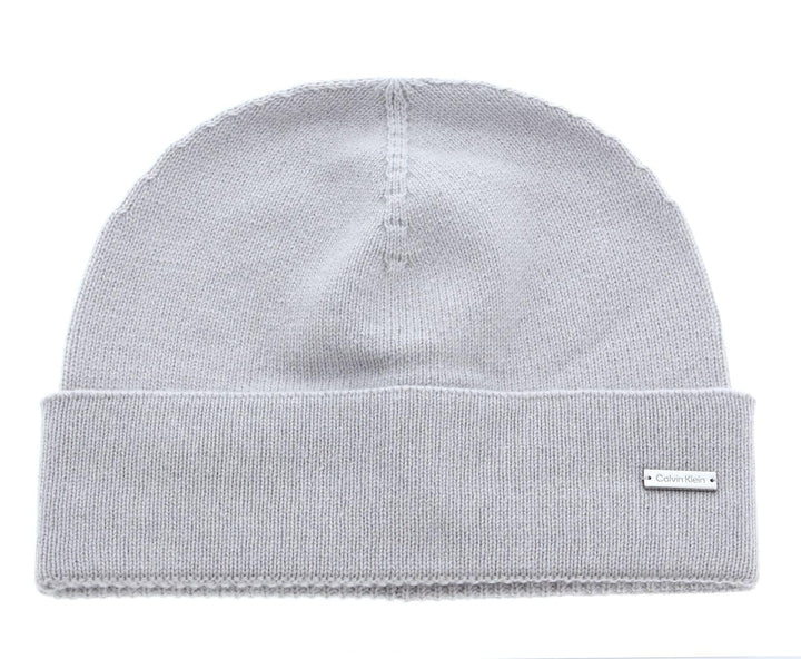 Calvin Klein Cashmere Knits Beanie Cement