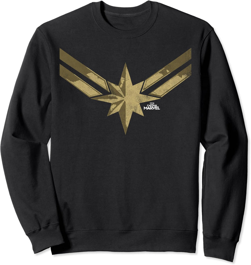 Captain Marvel Retro Star Symbol Sweatshirt