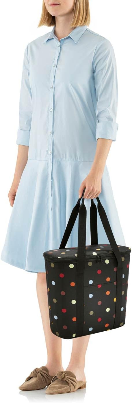 reisenthel thermoshopper in Dots – Kühltasche für den Einkauf oder das Picknick mit 2 Trageriemen –