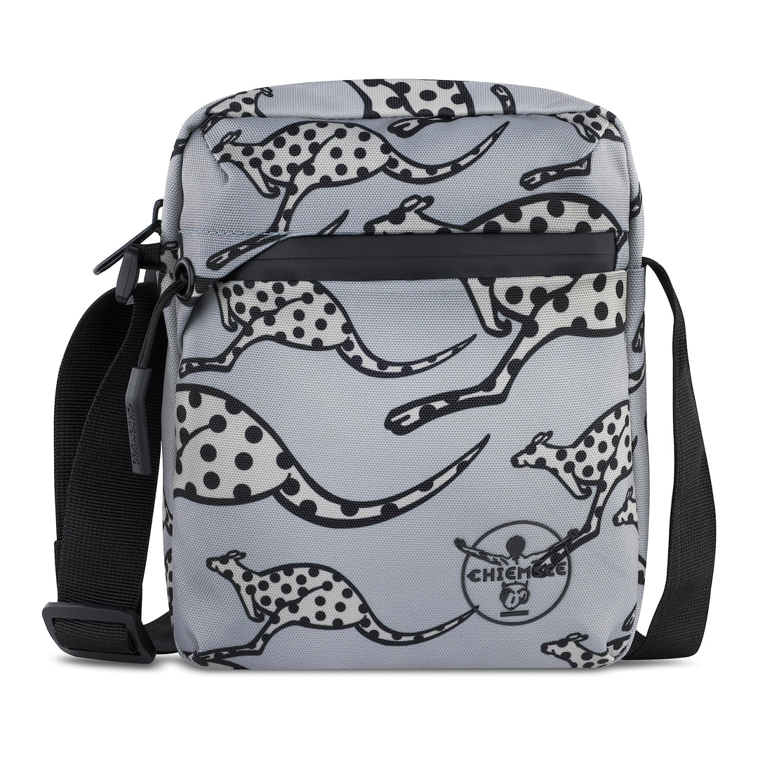 Chiemsee Jump N Fly kleine Schultertasche aus RPET - Umhängetasche, Kuriertasche Grau, Grau