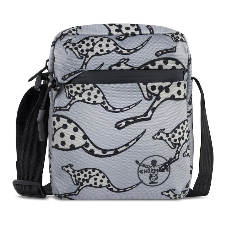 Chiemsee Jump N Fly kleine Schultertasche aus RPET - Umhängetasche, Kuriertasche Grau, Grau