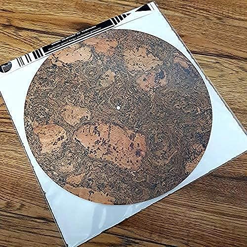 Premium Slipmat - Kork-Plattenspielermatte für bessere Klangunterstützung auf Vinyl-LP-Schallplatten